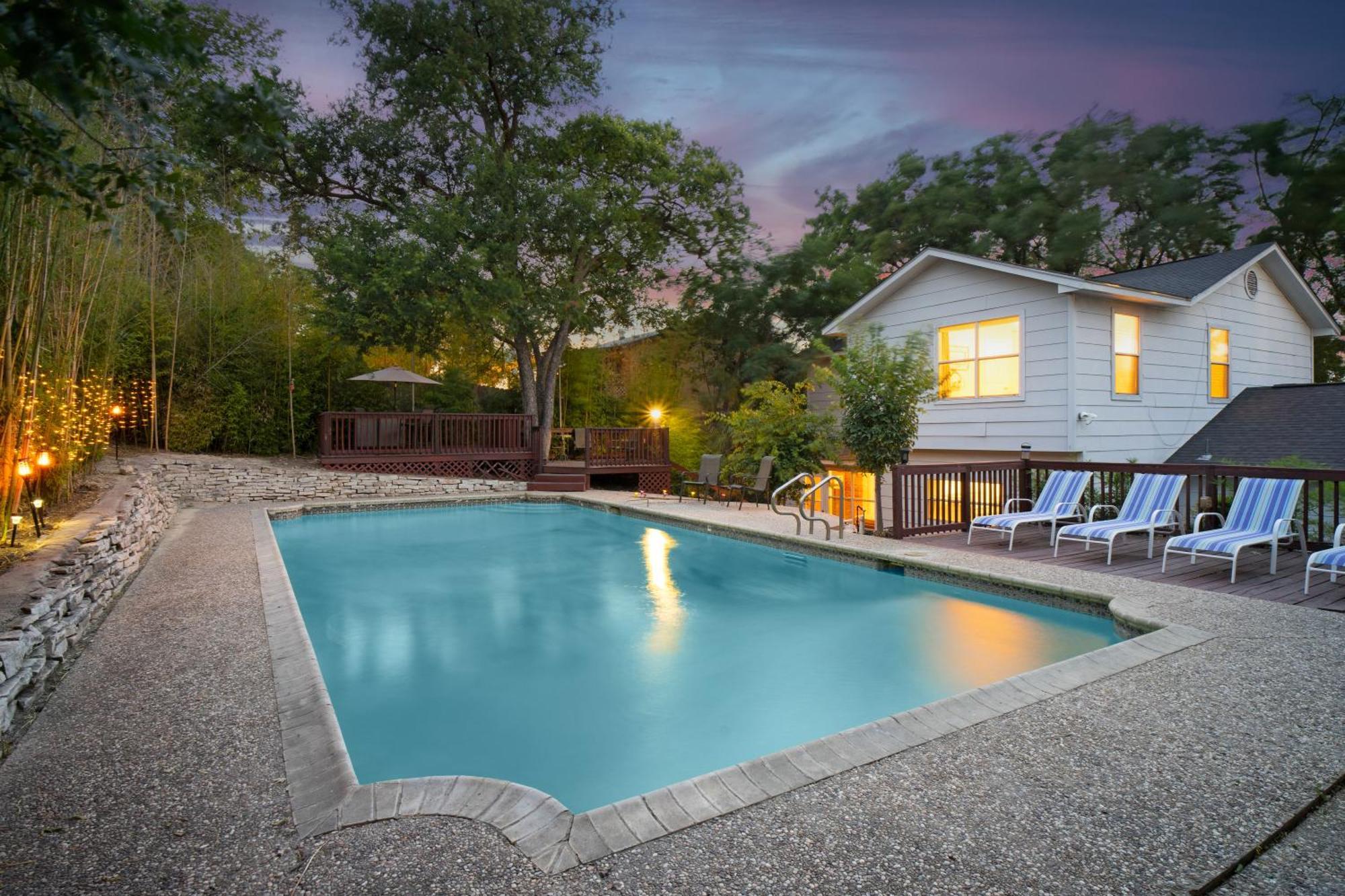 Bamboo Oasis-Relaxing Hot Tub-Family Time Villa San Antonio Exterior photo